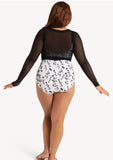 C'Est La Vie Joyeux Mesh Cover Up Top 12154W by Capezio