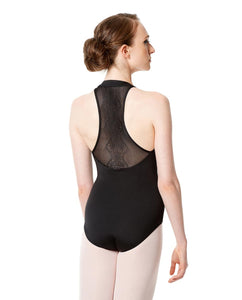 Iwona Deco Mesh Halter Leotard LUF553 by Lulli