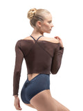 Natasha Mesh Pull Over Top by Ballet Rosa