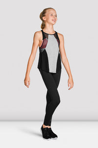 Girls Mesh Panel Detail Top FT5220C by Bloch