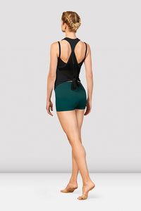 Ladies Bordeaux Mesh Tie Back Tank Top FT5232 by Bloch