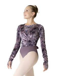 Velvet Crossover Wrap by Danse de Paris