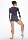 Natasha Mesh Pull Over Top by Ballet Rosa